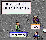 Nunul's blood eggnog content